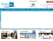 Tablet Screenshot of molosbayhotel.gr